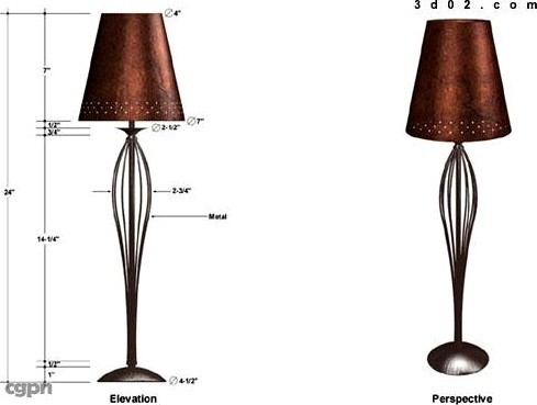 oriental lig 153d model