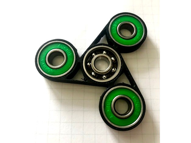 Fidget Tri-Spinner Custom 4 by ckinder156