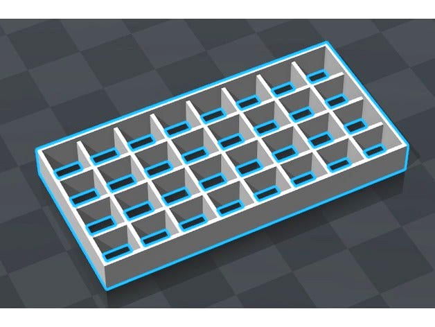 Pimoroni 8x4 Unicorn HAT Diffuser Grid by linahirsch