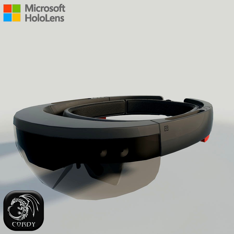 Microsoft Hololens (low poly)