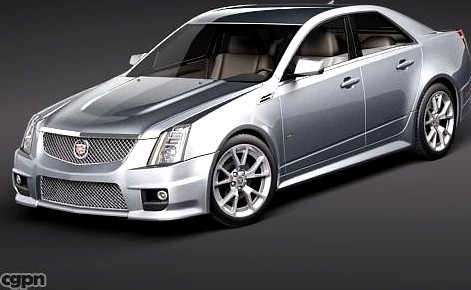 Cadillac CTS-V 20103d model