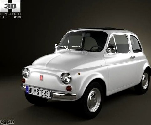 Fiat 500 19703d model