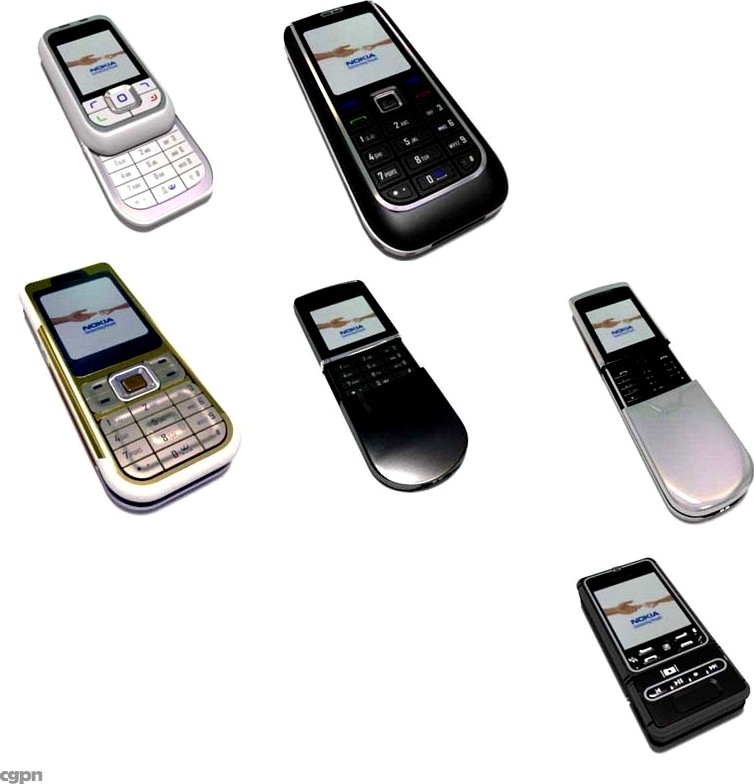 nokia phones3d model
