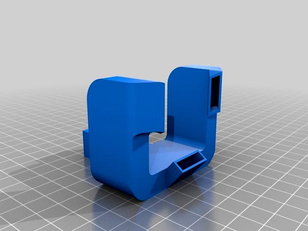 Hypercube Vulcano Duct with Sensor Mount by butchja