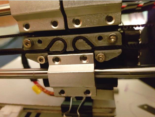 Anet A8 x axis belt holder by zumili