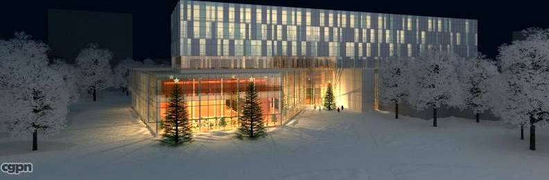 3d building 3623d model