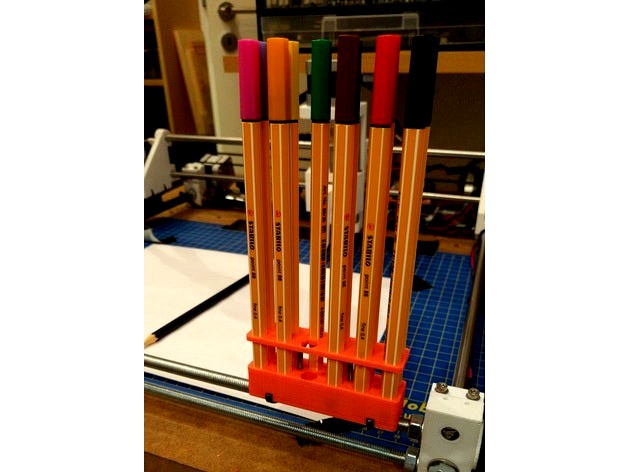 Stabilo Pen storage for M8 Rods by Floppynator