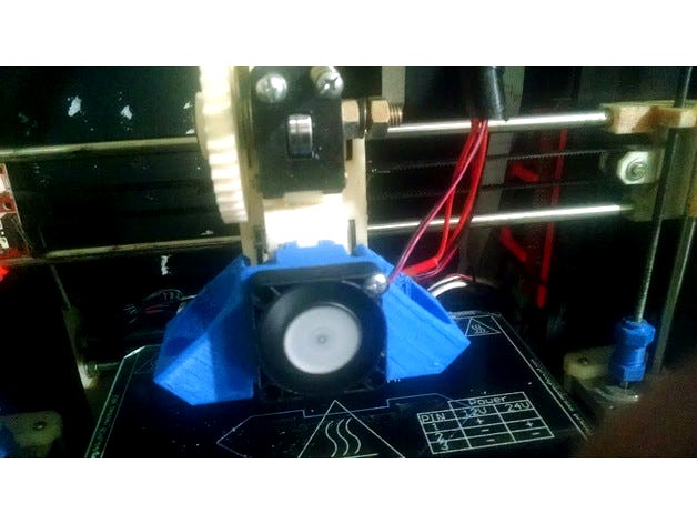 Hotend and Layer Fan - Ventilador para Hotend y Capas MIX by mdorignac