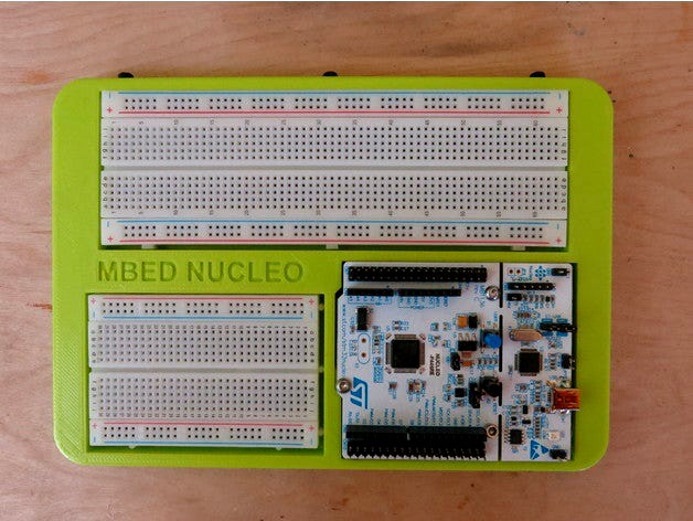MBed Nucleo Breadboard by wandrson