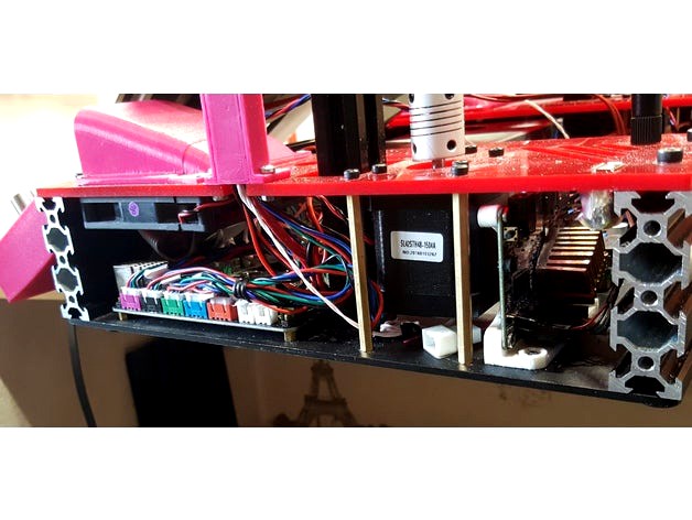 OrangePI Lite built into Sunhokey Prusa i4 and other printer modifications by mosave