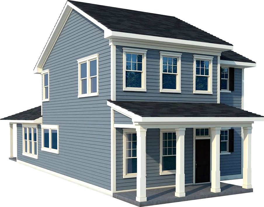US House 013d model