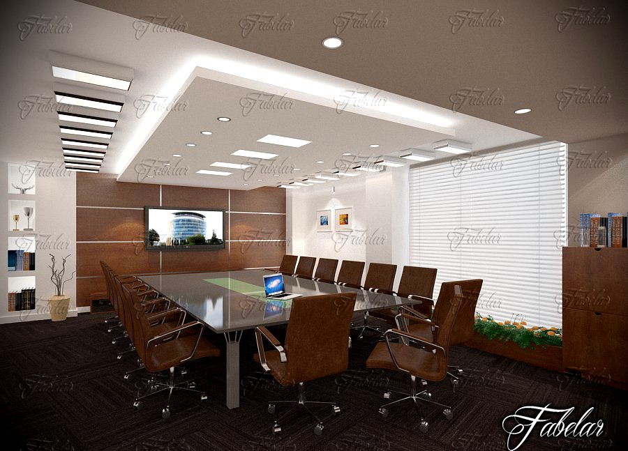 Conference room 013d model