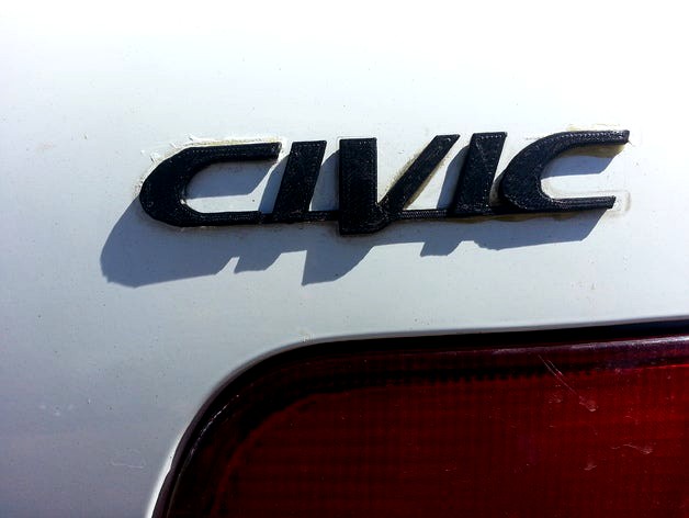 1996-2000 Honda Civic Emblem by RobotDoctor