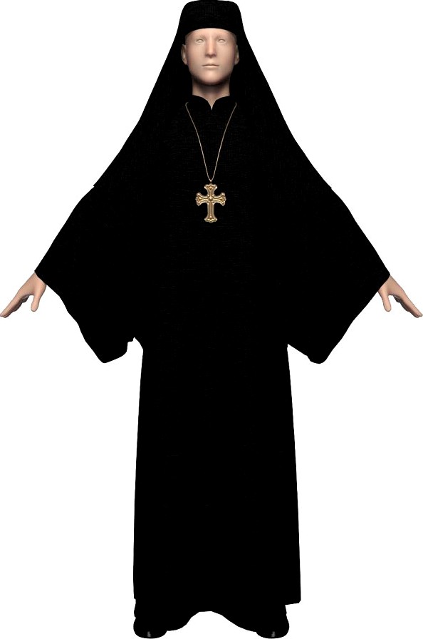 Dress of a Priest 0023d model