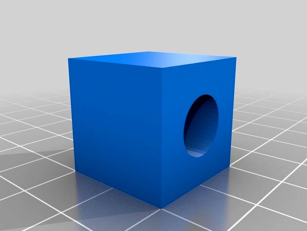 Cube for testing and calibrate 3D printer by MMEVN