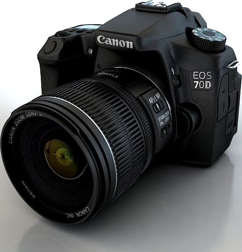 Canon 70D3d model