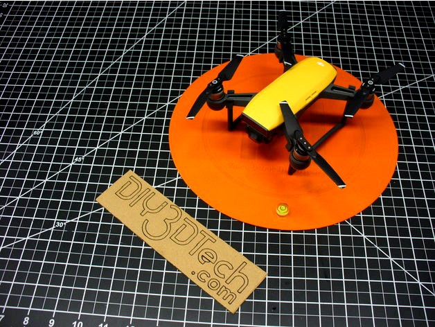 DJI Spark Launch Pad w/Level! by DIY3DTech