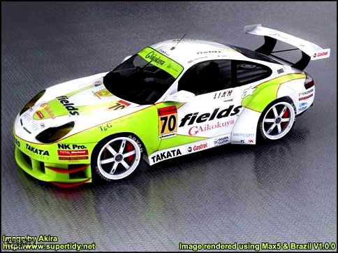 Team Gaikokuya Porsche 911 BRAZIL3d model