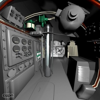 Sub Interior3d model