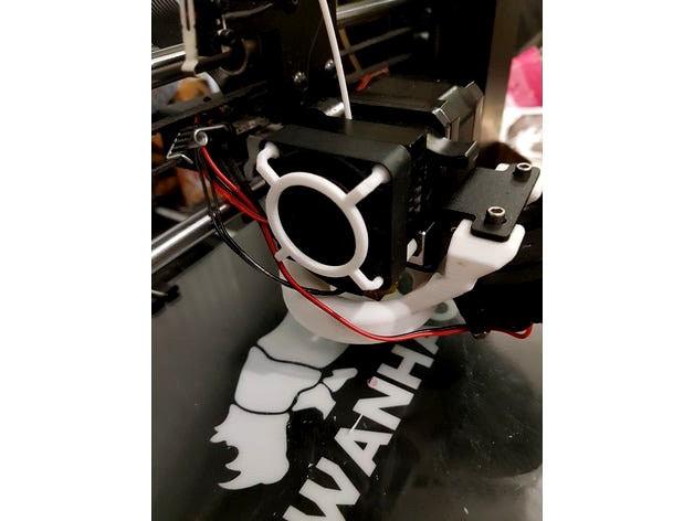 Wanhao i3 40mm Fan Guard  by Little_Man