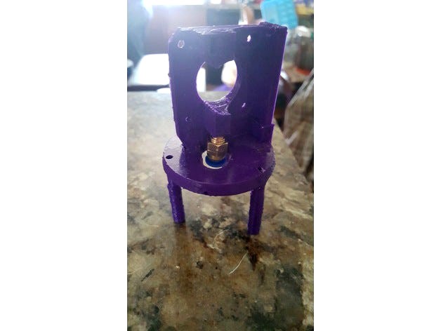 Experimental Delta/Rocstock Extruder with Platform by tlmxcpmpp