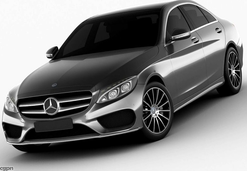 Mercedes C Class 2014 AMG line3d model