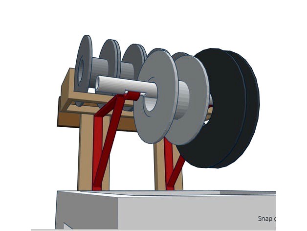 Spool Holder #6884 by Tetrahemicon