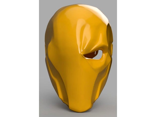 Deathstroke mask Arkham Origins with Back Piece by Killonious
