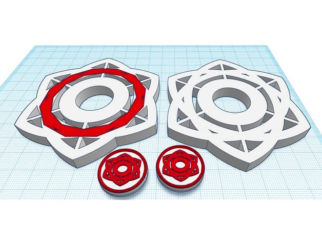 Cycloid Fidget Spinner by JayGriffith