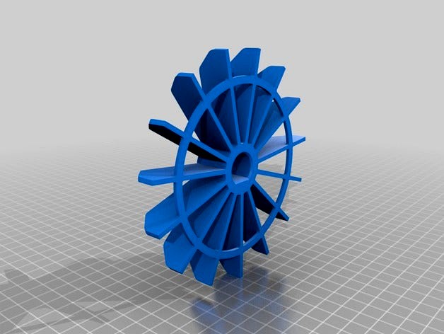 Air Compressor Fan by mikebending
