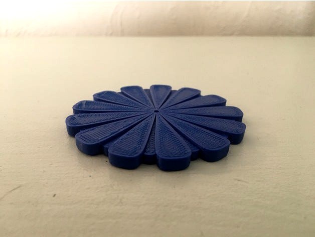 Flower drinks coaster by MMDK