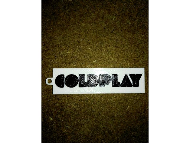 coldplay keychain by resi2307