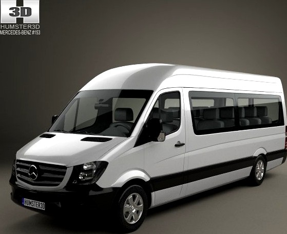 Mercedes-Benz Sprinter Passenger Van LWB HR 20133d model