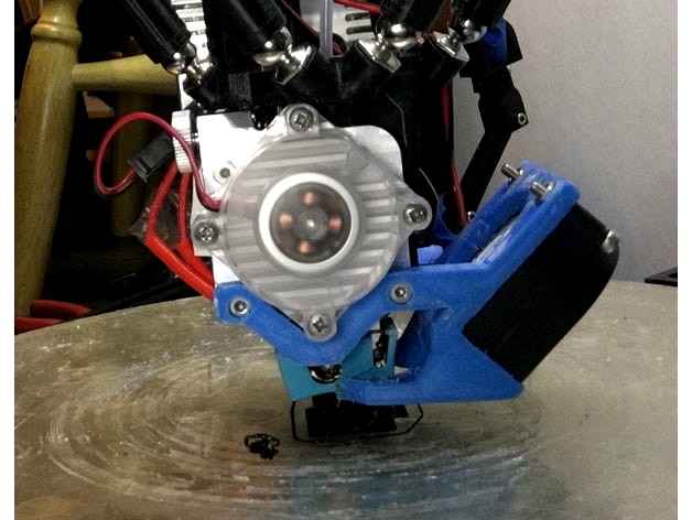 Titan Aero Single 40mm Blower Fan Mount by disoculated