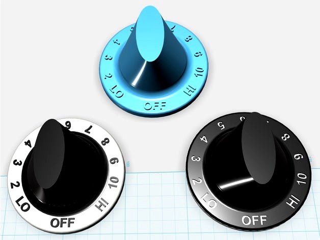 Range Top Knobs by PocketBrain