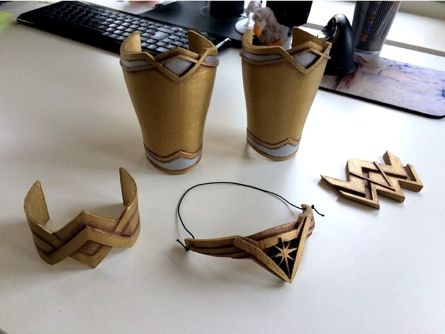 Wonder Woman Bracers by Freddyanimator