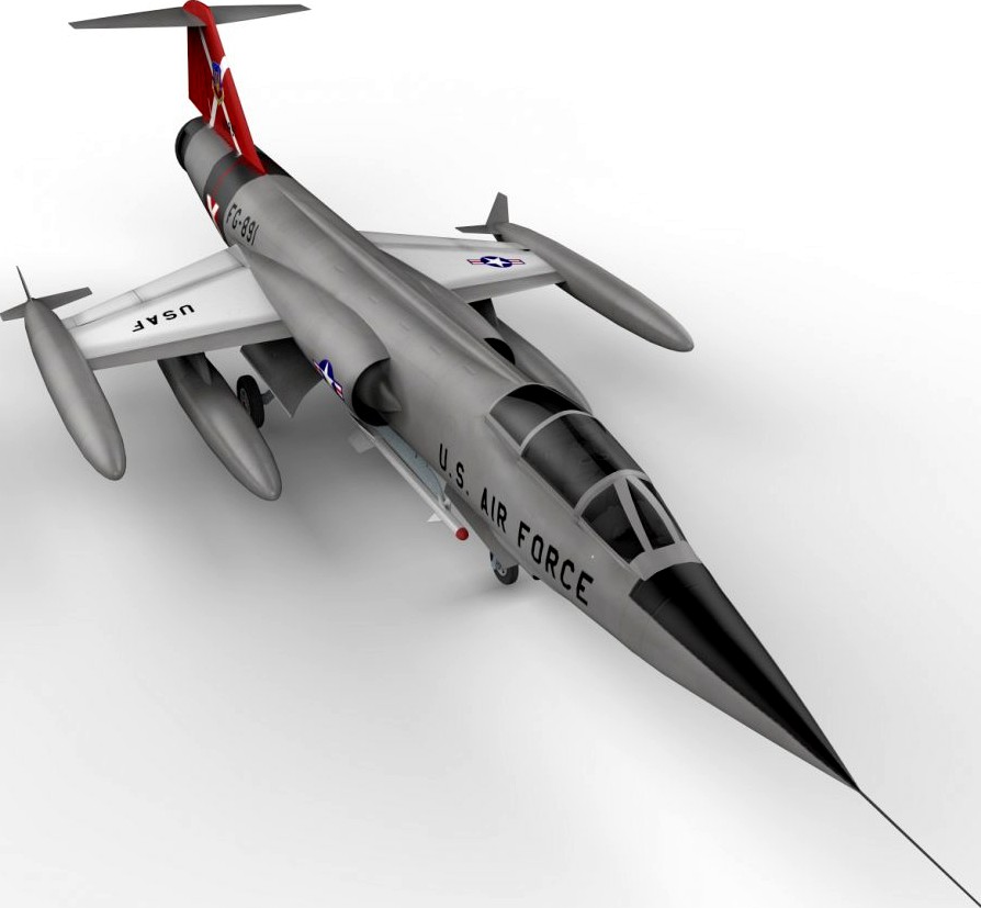 F-104 Starfighter3d model