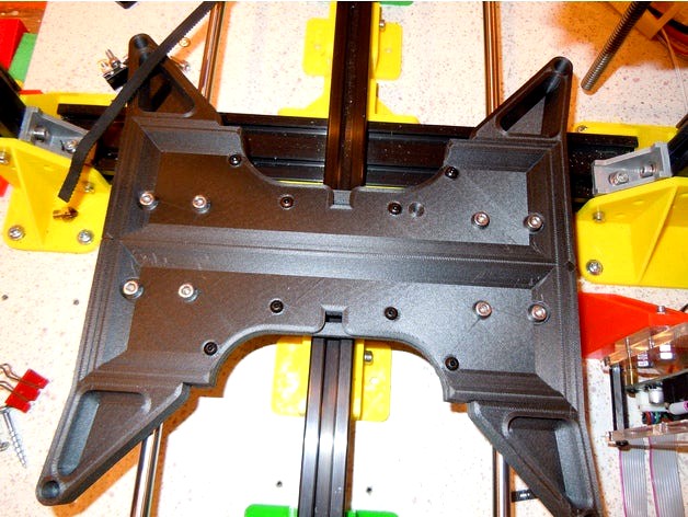 Tevo Tarantula 8mm Rod Y-Axis and Printed Bed Support by evil_k