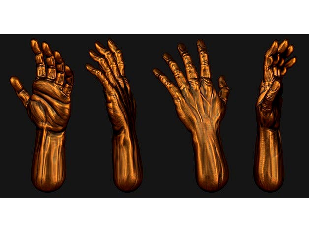 Hand Sculpture by MartialDesign