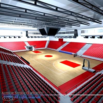 Basketball arena3d model