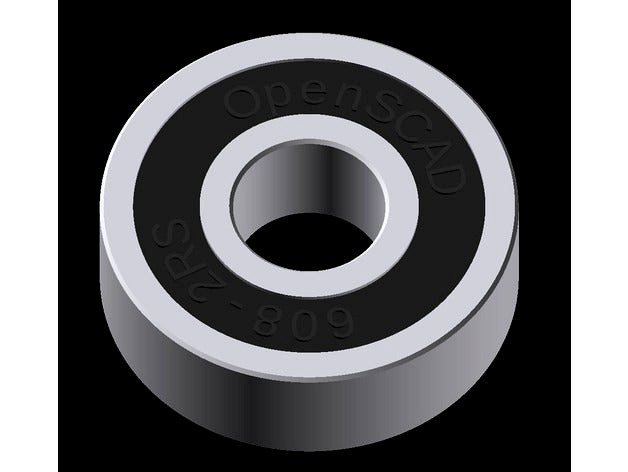 OpenSCAD HD Bearings mockup by thehans