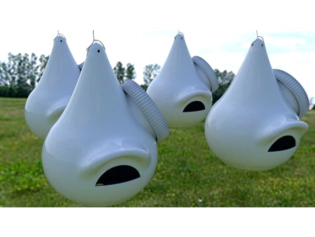 Purple Martin Gourd BirdHouse by SmilingImpact