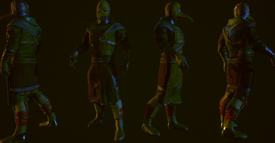 Plague doctor3d model