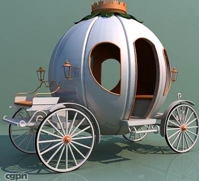 pumpkin cart3d model