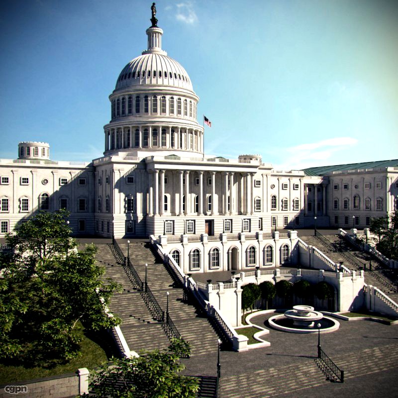 Washington Capitol3d model