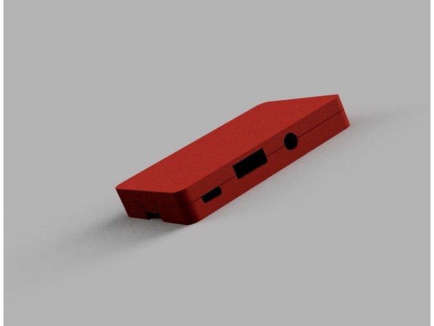 Low Profile / Slim Raspberry Pi 2/3 Case by kapakahi