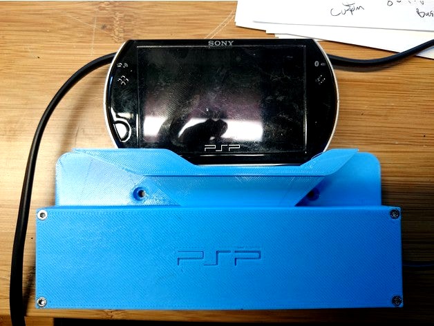 PSP GO wall mount charger with cable management by JYewnidt