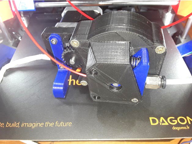 extruder reducté 3:1 bowden pour disco-easy by Gyverblaster