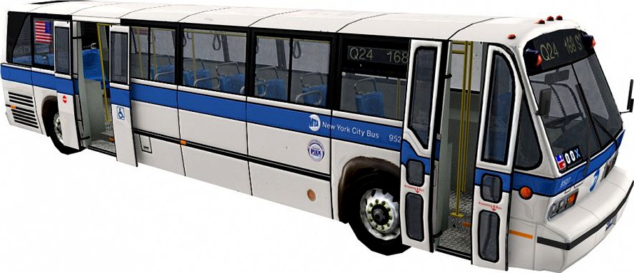 New York City Bus3d model