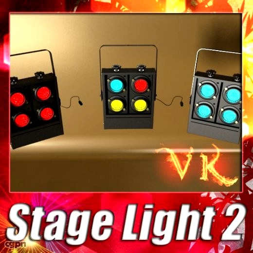 Stage light 02 - Moving Head Led.3d model